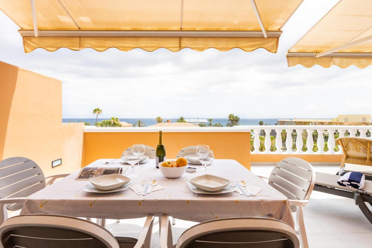 Exclusive Penthouse Playa Las Vistas 4 Close To The Sea And Beach, Aircondition For A Fee, Wifi, Terrace, Heated Pool Playa de las Americas  Luaran gambar