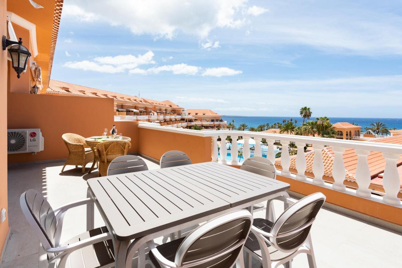 Exclusive Penthouse Playa Las Vistas 4 Close To The Sea And Beach, Aircondition For A Fee, Wifi, Terrace, Heated Pool Playa de las Americas  Luaran gambar