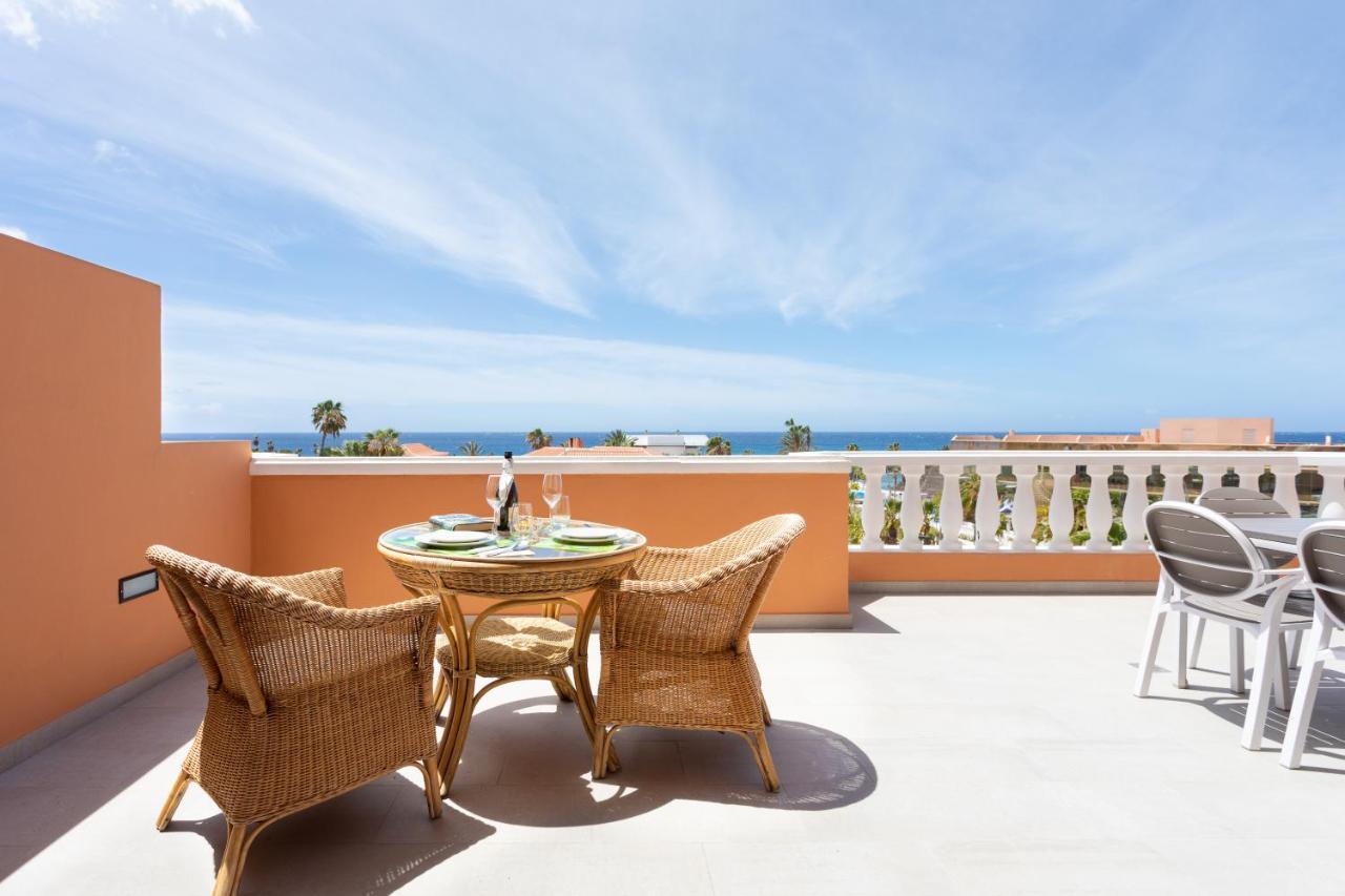 Exclusive Penthouse Playa Las Vistas 4 Close To The Sea And Beach, Aircondition For A Fee, Wifi, Terrace, Heated Pool Playa de las Americas  Luaran gambar